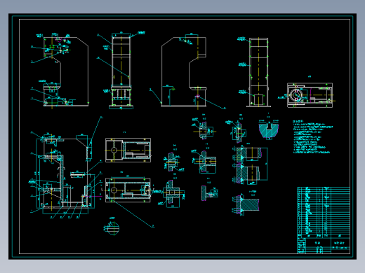 JX476-1000KN单柱校正压装液压机设计
