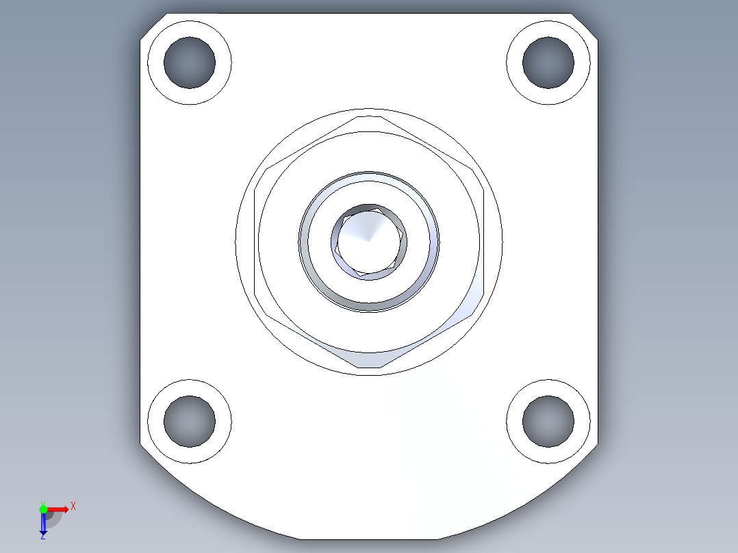 KOSMEKLT0550-SR-Y45多系列多零件图纸模型多系列多零件图纸模型俯视图