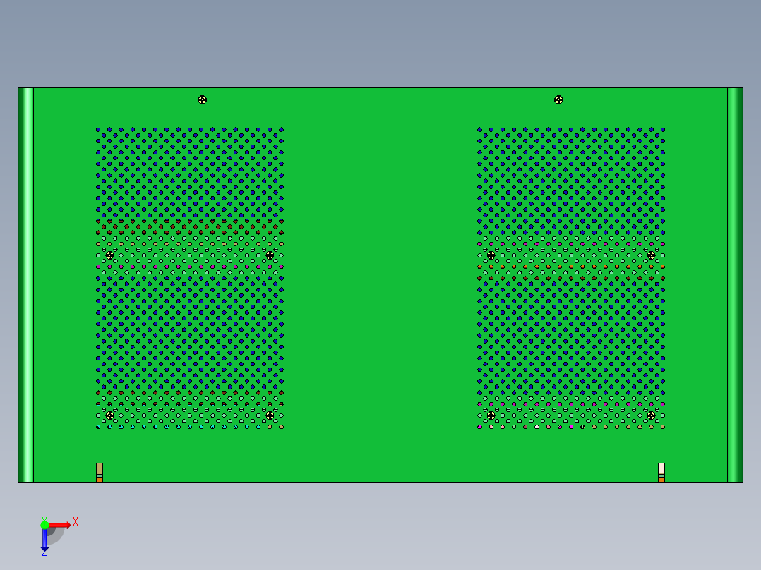 快睿Mini-ITX支架式机箱俯视图