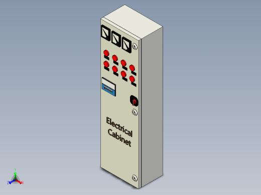 电器柜 电控柜 (64) 机械设计素材