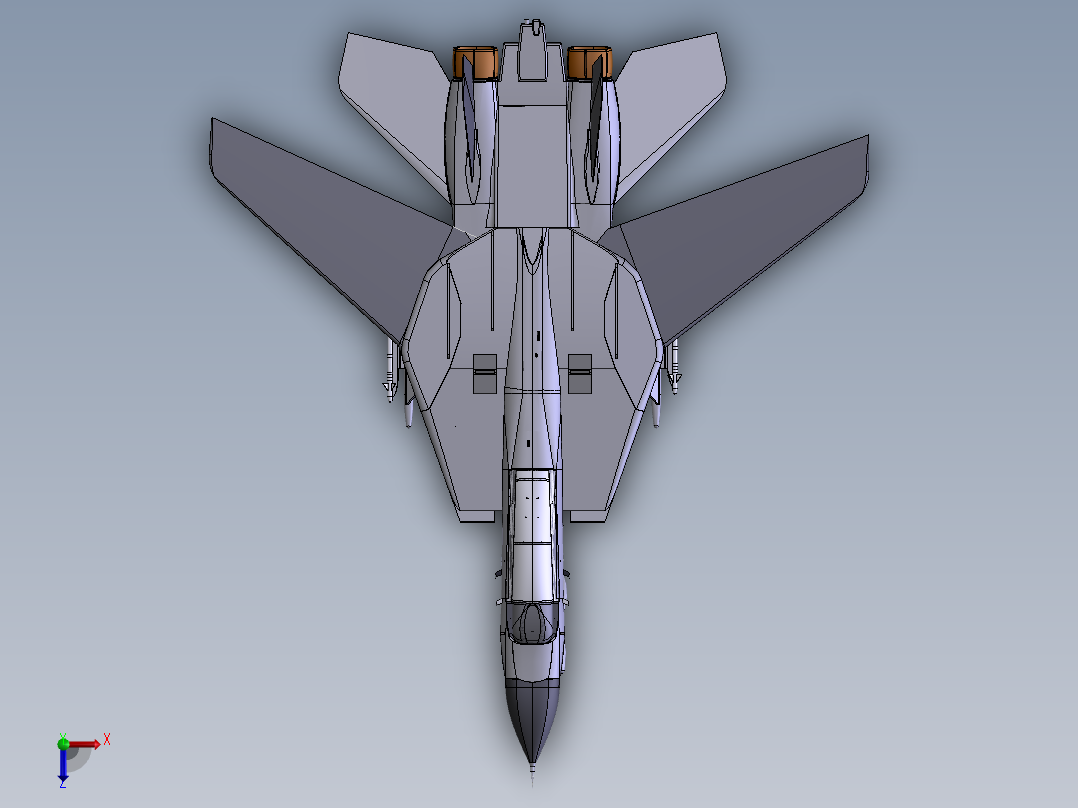 飞机1 (15)俯视图