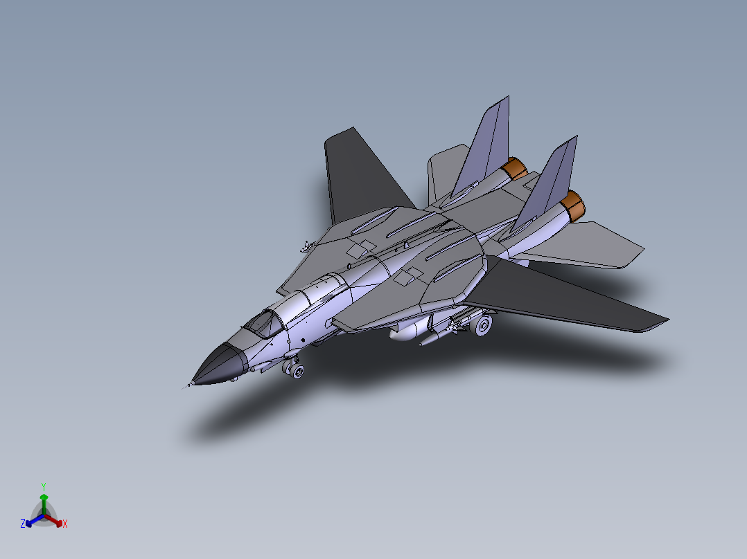 飞机1 (15)正等轴测图