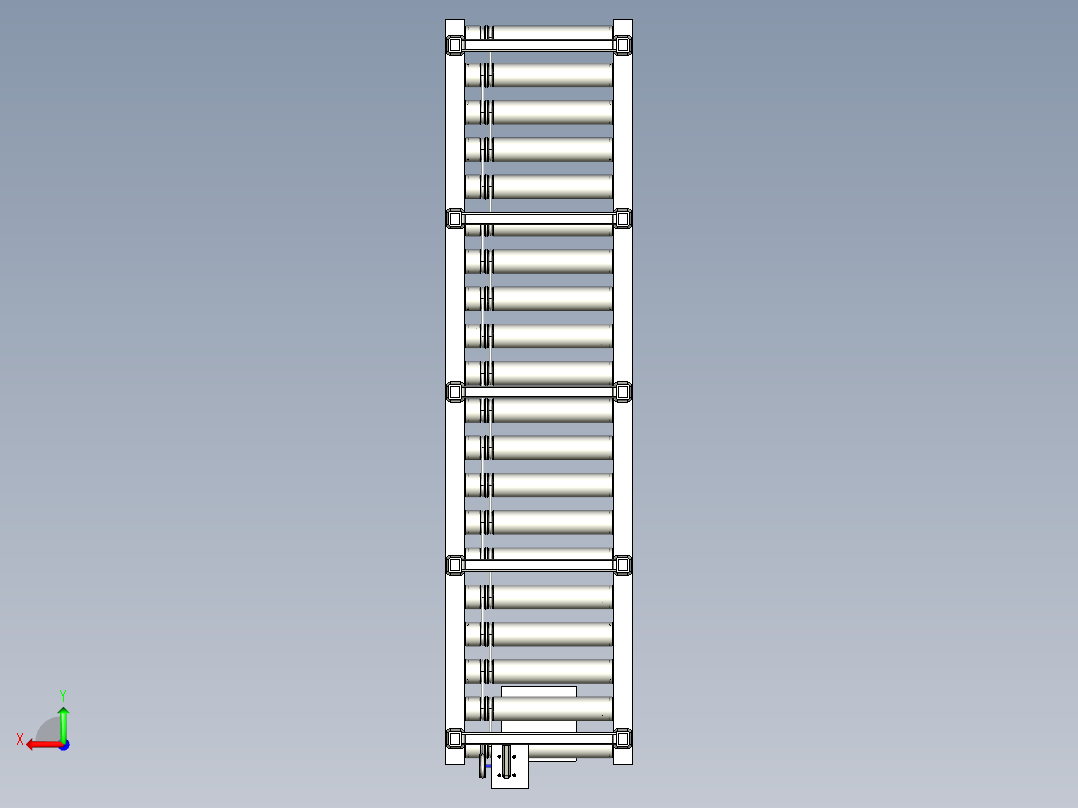 滚筒输送机 (21)后视图