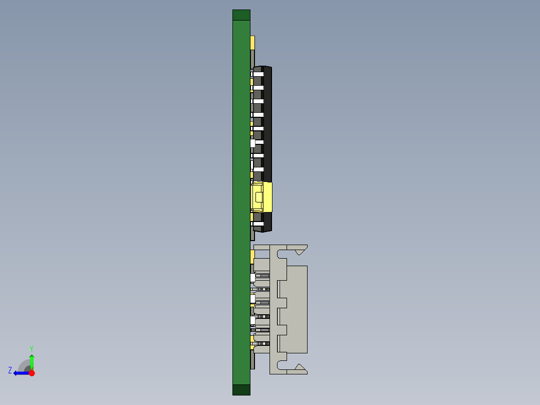 8x8 LED显示屏右视图