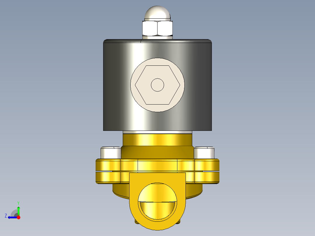 阀门模型-DN16______右视图