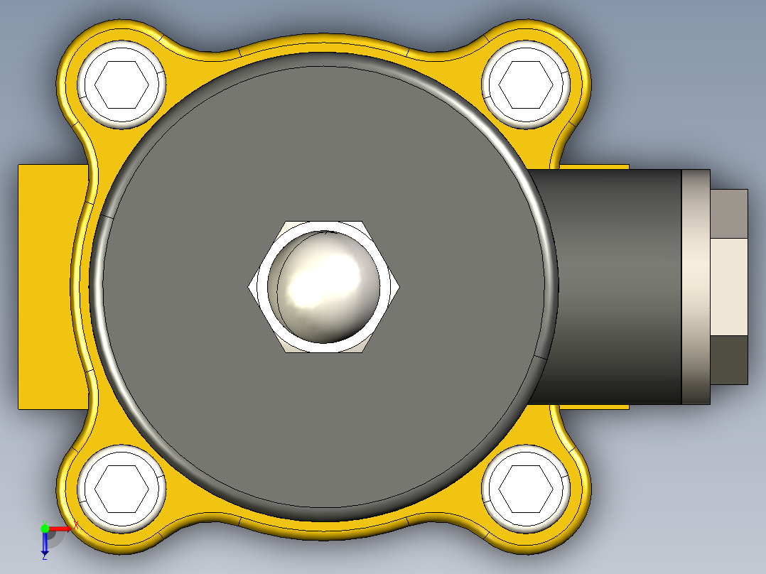 阀门模型-DN16______俯视图
