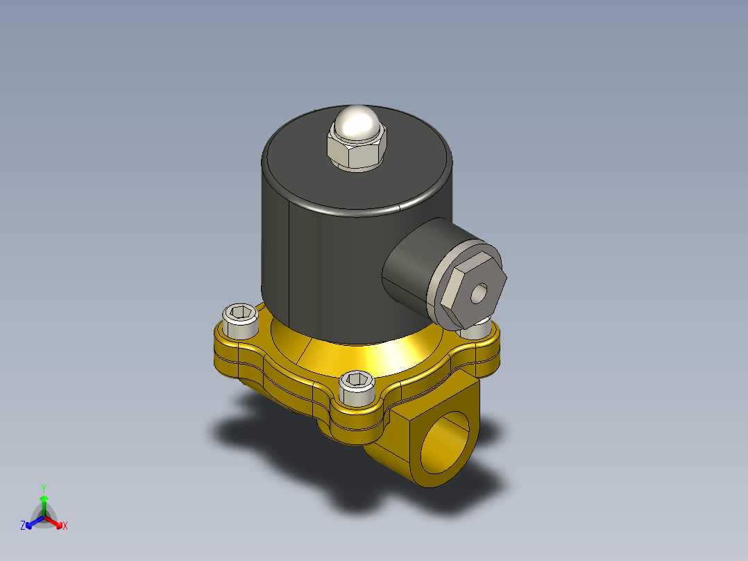 阀门模型-DN16______正等轴测图