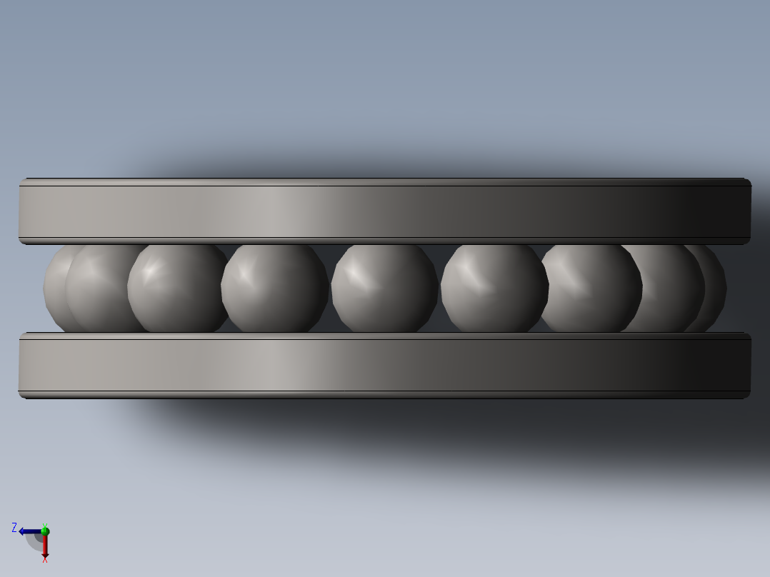 推力球轴承51103俯视图