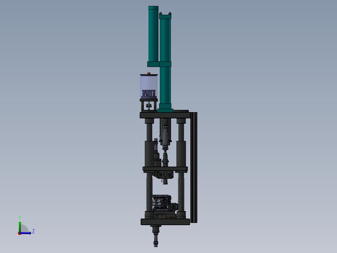 油泵钢球压装左视图