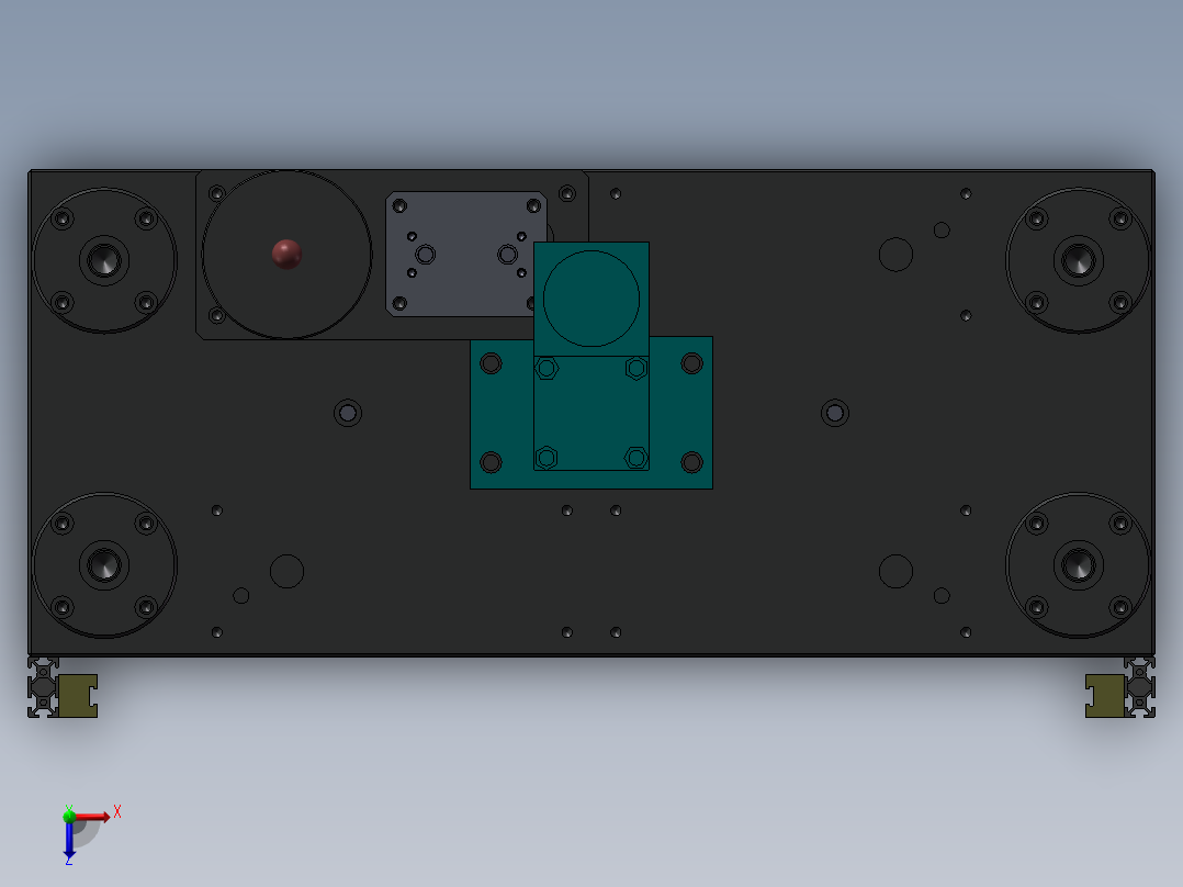 油泵钢球压装俯视图