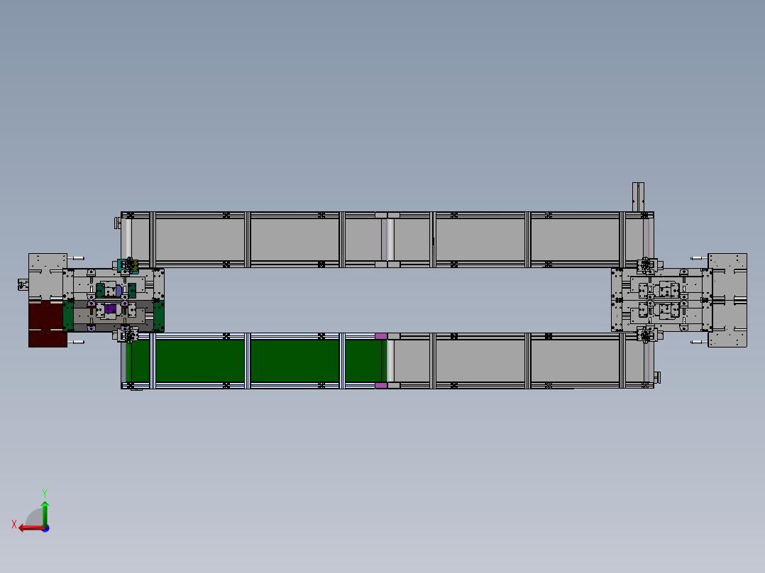 耳机焊接生产设备后视图