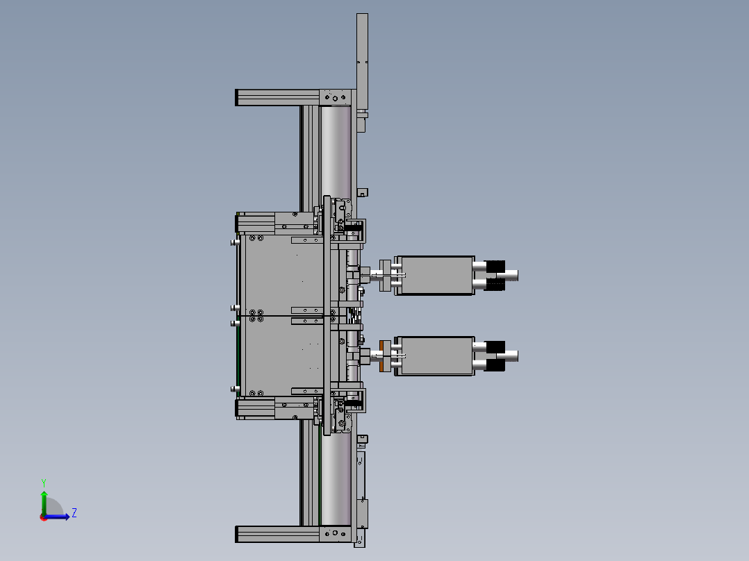 耳机焊接生产设备左视图