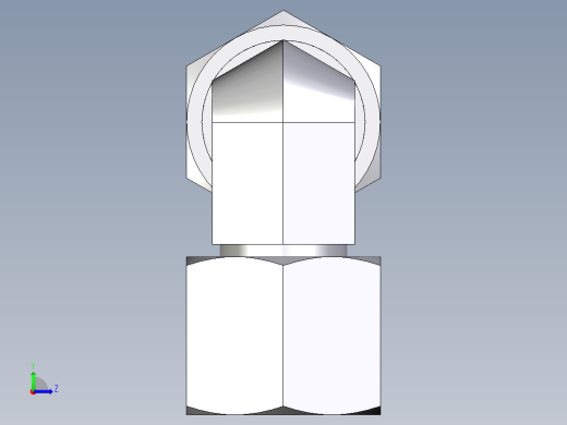 卡套式工业通用硬管接头EO_Swivel_nut_elbow_EW10LCF左视缩略图