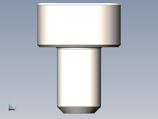 螺钉8.8 DIN7984左视缩略图