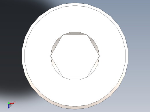 螺钉8.8 DIN7984俯视缩略图