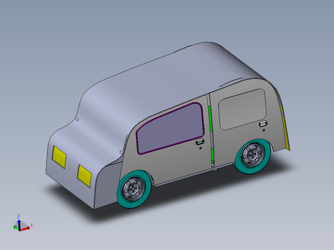 Q432-老年助力车的设计【三维SolidWorks】