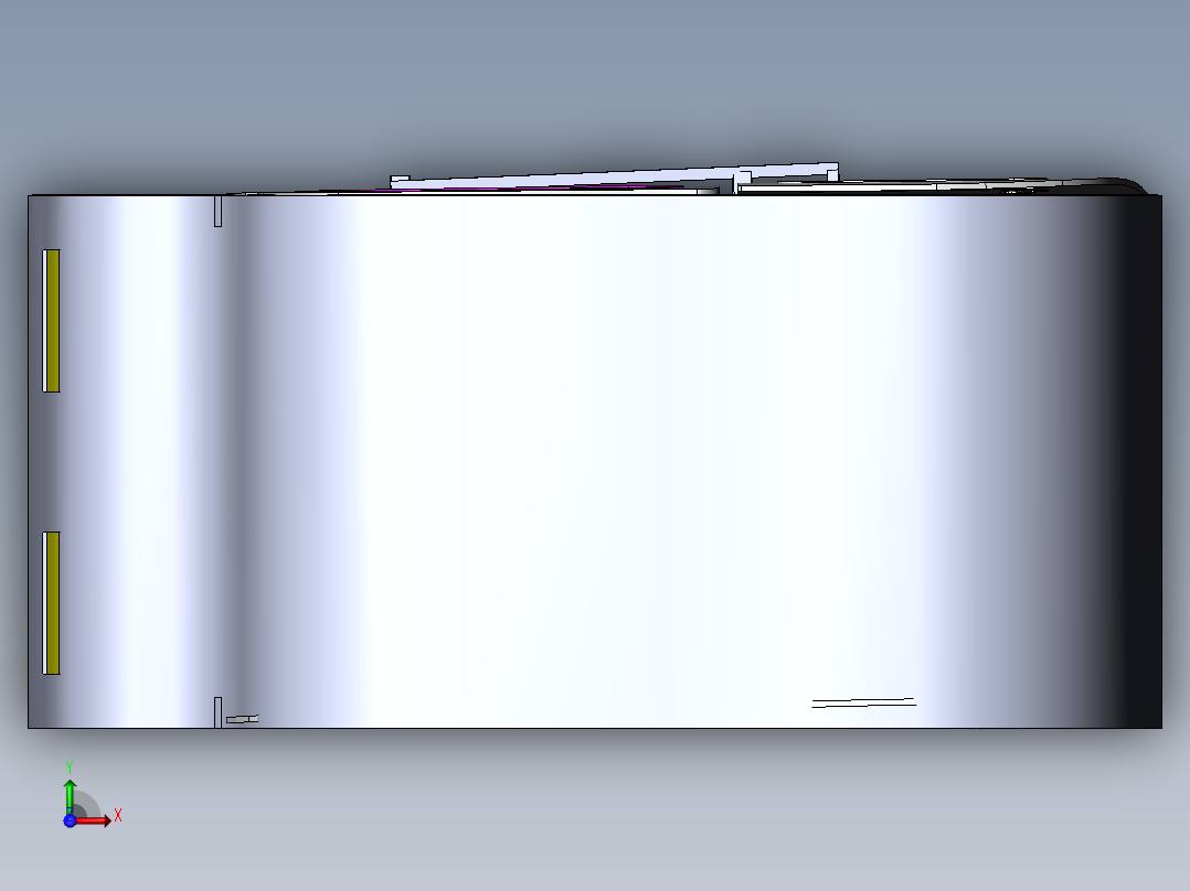 Q432-老年助力车的设计【三维SolidWorks】前视图