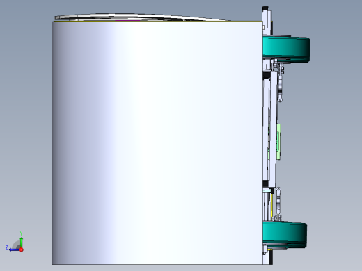 Q432-老年助力车的设计【三维SolidWorks】右视缩略图