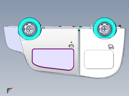 Q432-老年助力车的设计【三维SolidWorks】俯视缩略图