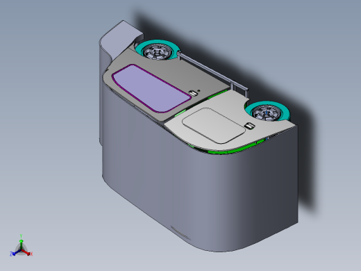Q432-老年助力车的设计【三维SolidWorks】正等轴测缩略图