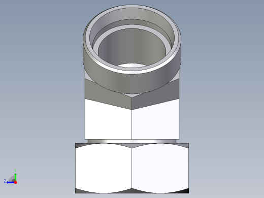 卡套式工业通用硬管接头EO_Swivel_nut_45_deg_elbow_EV42LOMDCF右视缩略图