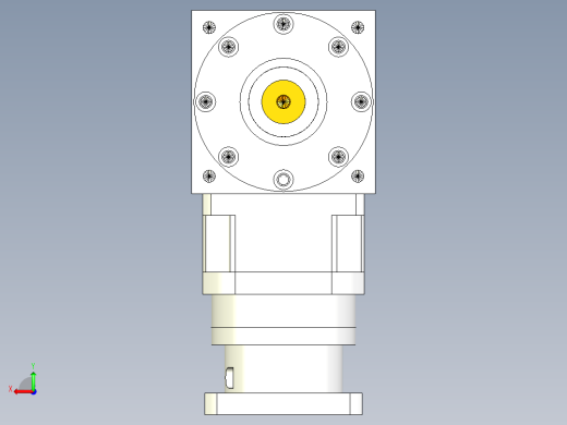 换向器PW210单轴 PLX180-L2 35-114.3-200-M12.stp后视缩略图
