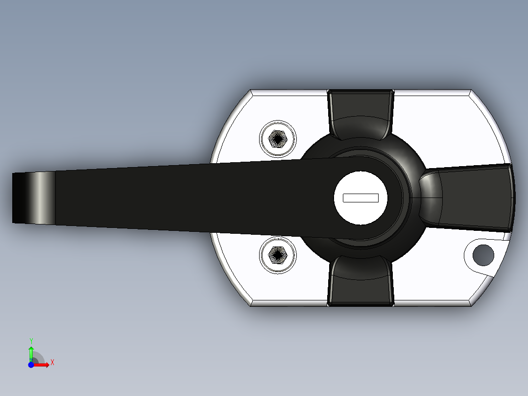 型材-KJN DOOR LOCK WITH UNIQUE KEY KJN525821前视图