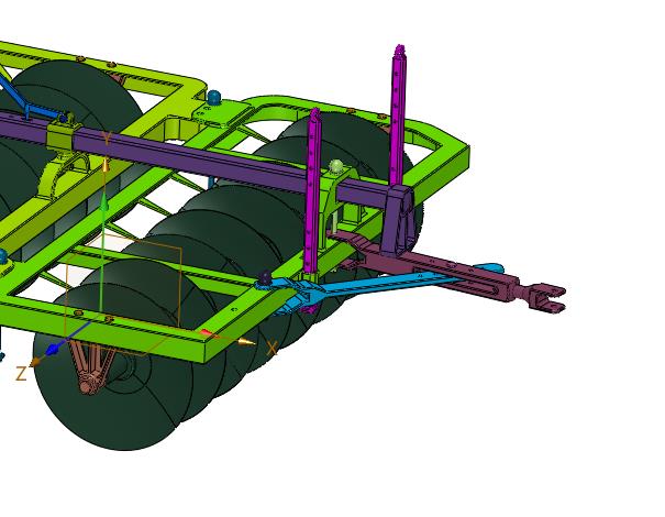 水田耕整翻地机械圆盘犁