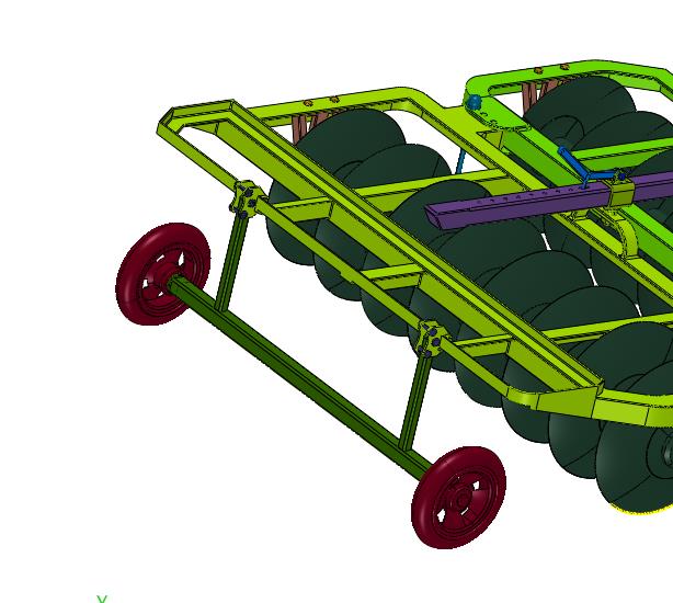水田耕整翻地机械圆盘犁