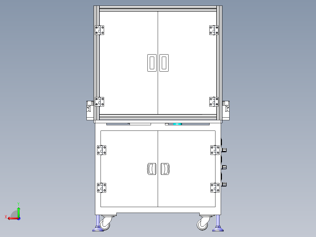 一种电池极耳撕胶设备sw18可编辑后视图