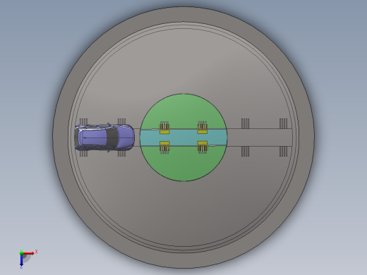 沉井式立体车库sw16可编辑俯视缩略图