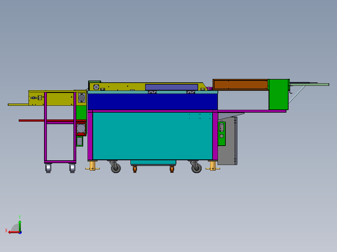 甜甜圈油炸炉sw20可编辑后视图