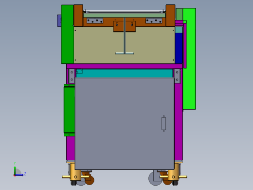 甜甜圈油炸炉sw20可编辑左视缩略图