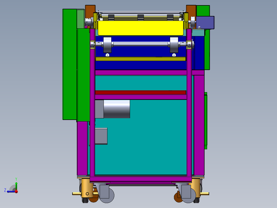 甜甜圈油炸炉sw20可编辑右视图