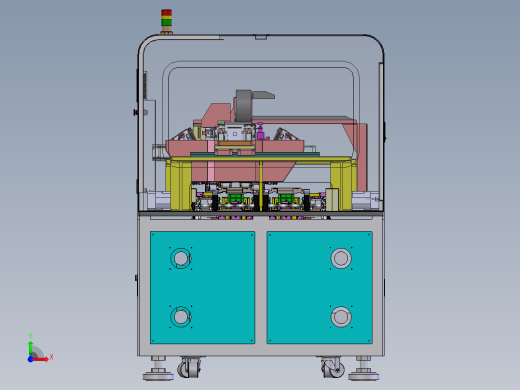 3C贴膜前撕膜机（sw20可编辑+工程图+bom）前视缩略图