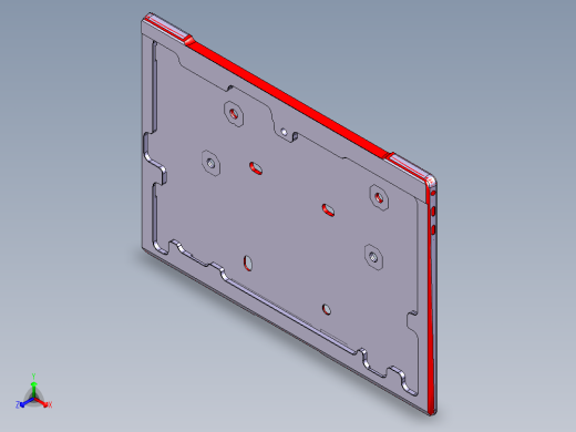 笔记本C壳铣外形程序模型