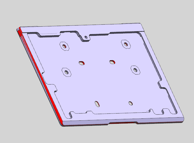 笔记本C壳铣外形程序模型