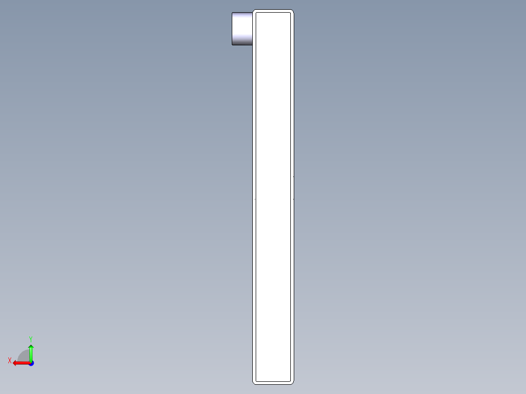 散热器零件后视图