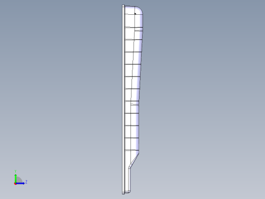 散热器零件左视缩略图