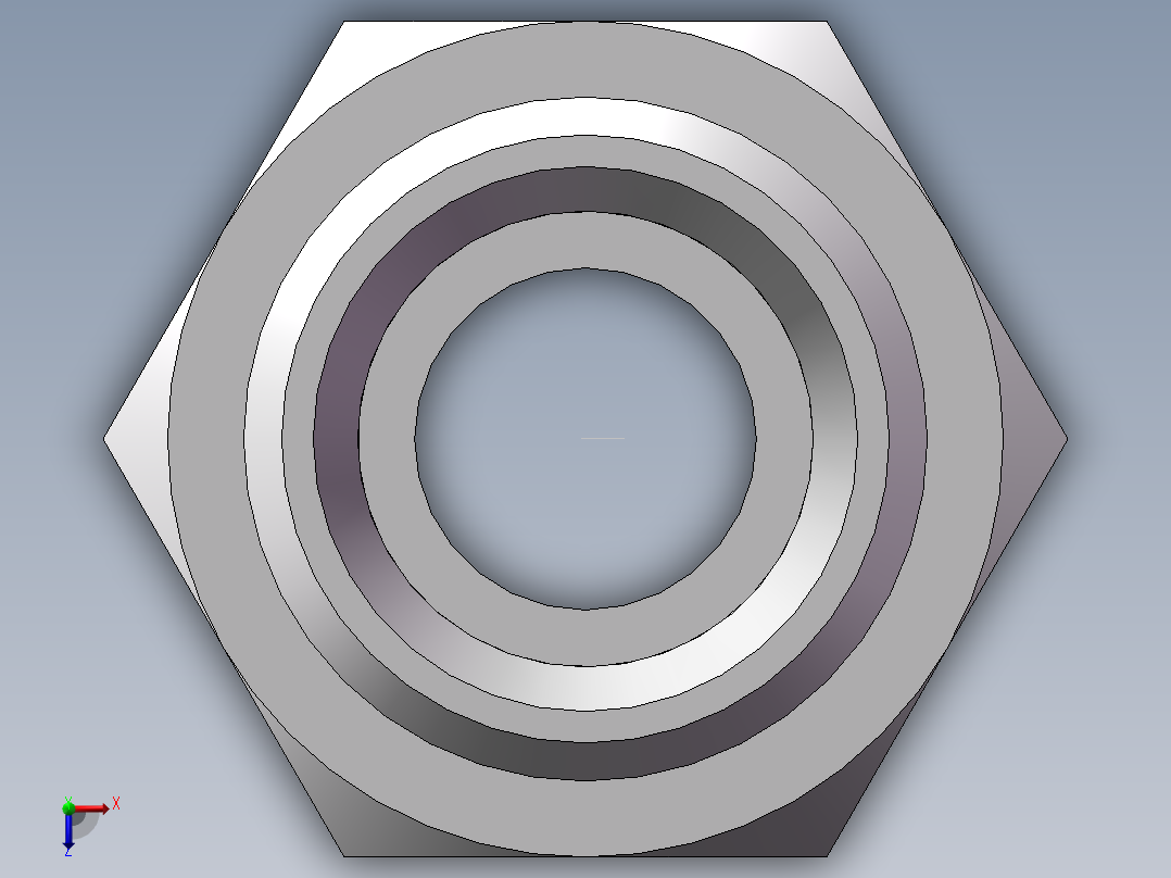 公制螺纹ED密封、1CM-18-16WD俯视图