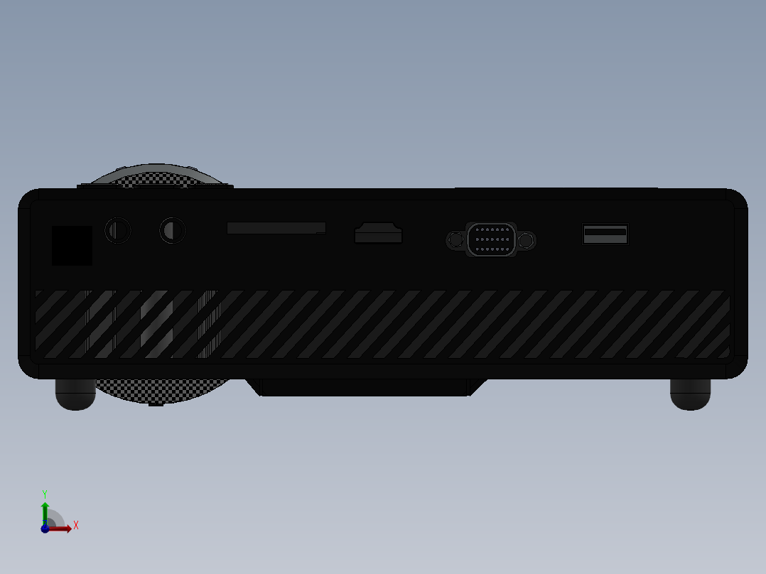 投影仪(4)前视图