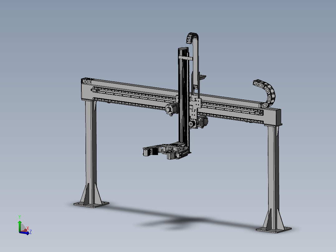 大桁架天轨机器人