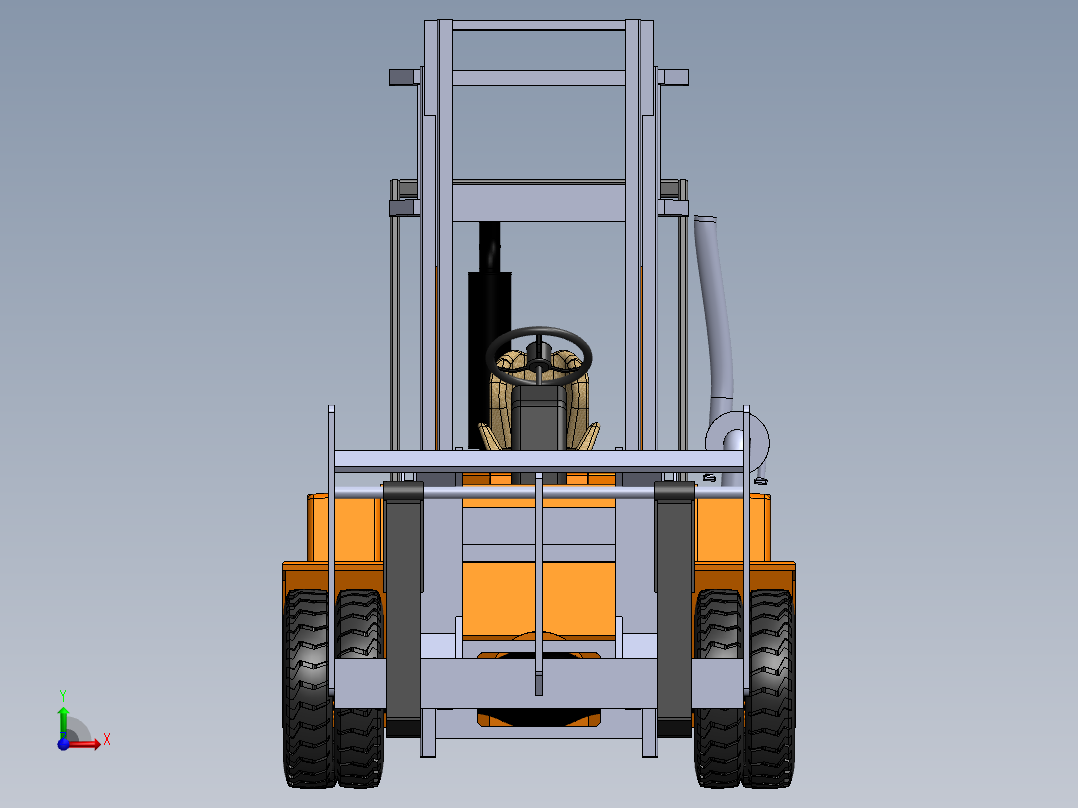 叉车、 叉车 SW(16)前视图