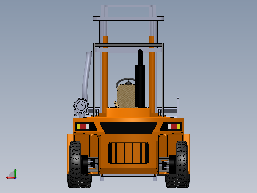 叉车、 叉车 SW(16)后视图