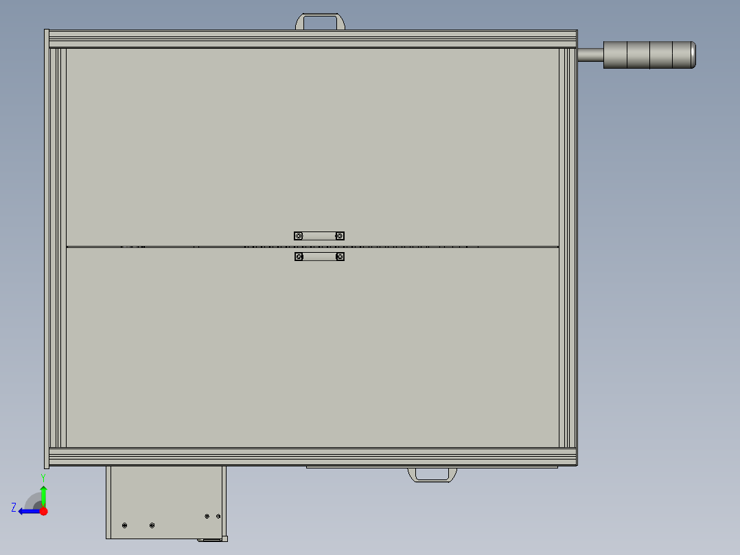 塑料盒出货机右视图