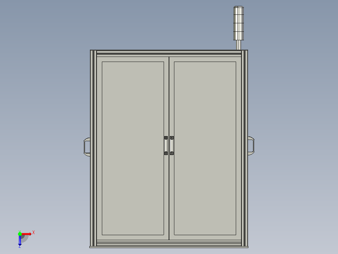 塑料盒出货机俯视图