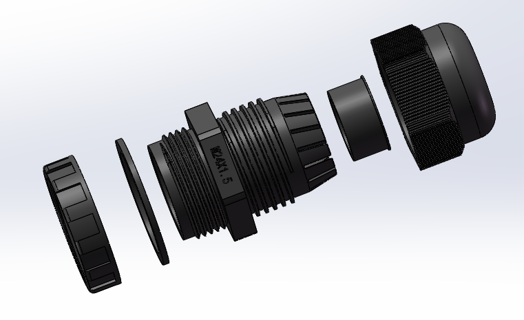 M24x1.5增安防爆尼龙电缆接头