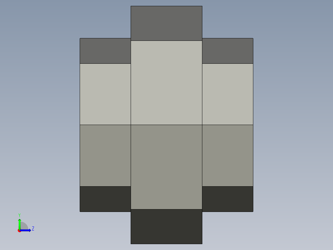 螺纹管活接-等径内丝直通 DN40左视图