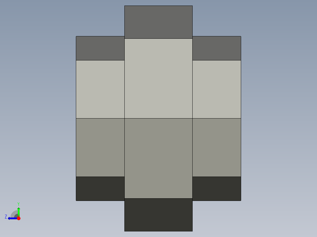 螺纹管活接-等径内丝直通 DN40右视图