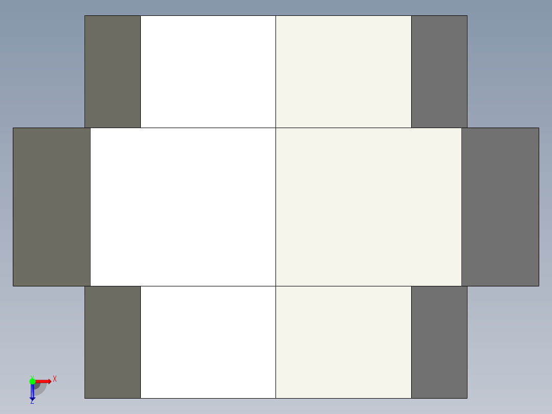 螺纹管活接-等径内丝直通 DN40俯视图